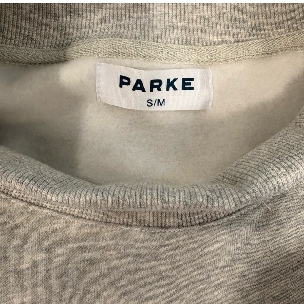 Parke varsity mockneck S/M Brand New crimson and gray - Picture 4 of 4